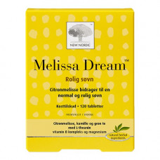 New Nordic - Melissa Dream 120 tabletter